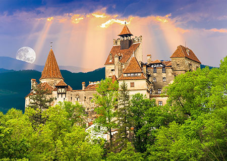 Enjoy Puzzle-Puzzle 1000 Teile: Drakulas Schloss in Bran