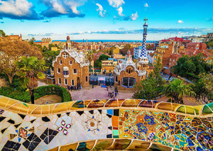 Stadtansicht in Barcelona