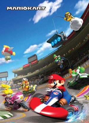 USAopoly-Puzzle 1000 Teile: Super Mario Mario Kart