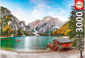 Educa-Puzzle 3000 Teile: Wildsee im Herbst