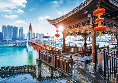 Trefl Puzzle-Puzzle 1000 Teile: Chongqping, China