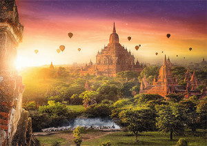 Trefl Puzzle-Puzzle 1000 Teile: Alter Tempel, Burma