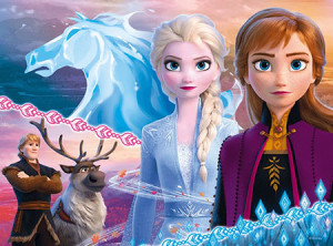 Trefl Puzzle-Puzzle 30 Teile: Frozen: mutige Schwestern