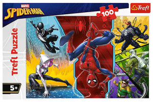 Trefl Puzzle-Puzzle 100 Teile: Spiderman: Alles steht Kopf
