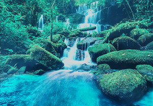 Puzzle Mate-Puzzle 1000 Teile: Zen Wasserfall