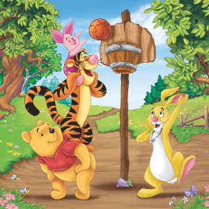 Ravensburger-Puzzle 49 Teile: Pu der Bär macht Sport