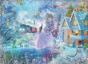 Ravensburger-Puzzle 300 Teile: Winterwunderland