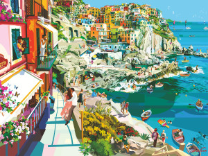 Ravensburger-Puzzle 1500 Teile: Verliebt in Cinque Terre