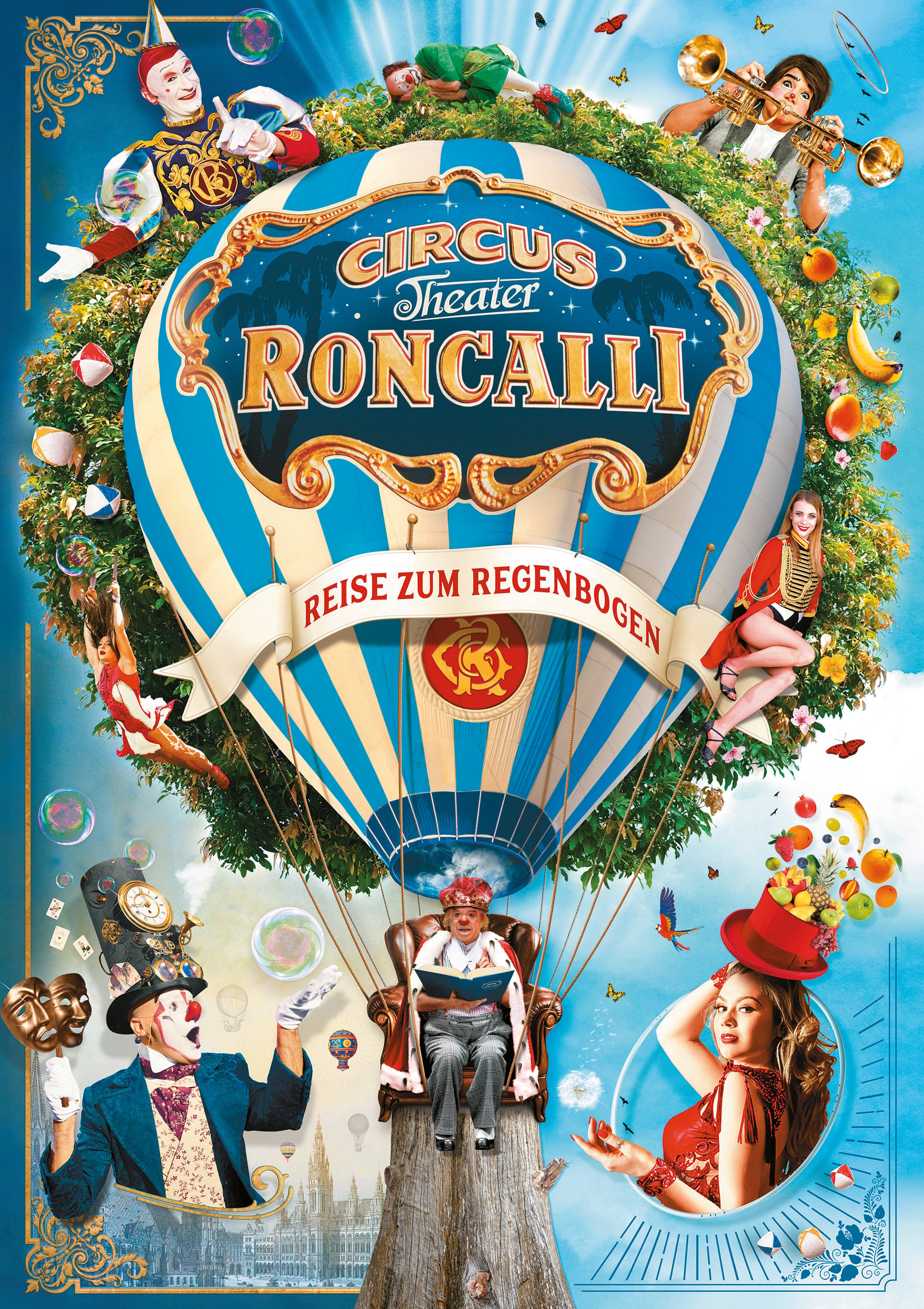 Piatnik-Puzzle 1000 Teile: Circus-Theater Roncalli - Reise zum Regenbogen