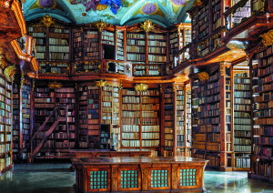 Piatnik-Puzzle 1000 Teile: Bibliothek Stift St. Florian