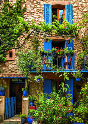 Blauer Balkon