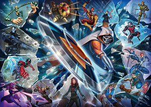 Ravensburger-Puzzle 1000 Teile: Marvel Villainous|Taskmaster