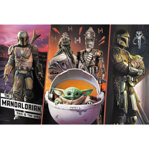 Star Wars "The Mandalorian" Plakat