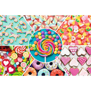 Trefl Puzzle-Puzzle 300 Teile: Bunte Süßigkeiten