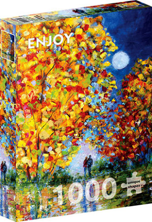 Enjoy Puzzle-Puzzle 1000 Teile: Herbstspaziergang am Abend