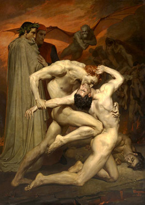 Enjoy Puzzle-Puzzle 1000 Teile: Dante und Vergil in der Hölle, Bouguereau