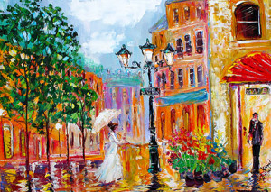 Enjoy Puzzle-Puzzle 1000 Teile: Romantik in Paris