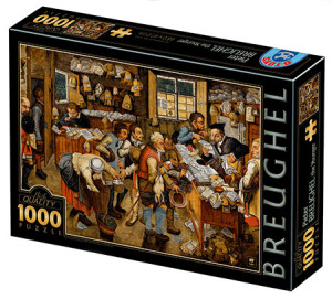 D-Toys-Puzzle 1000 Teile: Büro des Steuereinnehmers, Bruegel