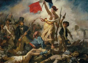 Die Freiheit führt das Volk, Delacroix