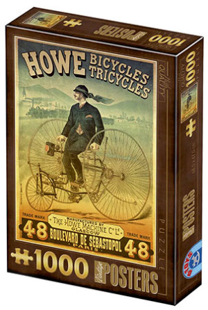 D-Toys-Puzzle 1000 Teile: Howe Fahrräder und Dreiräder