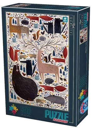 D-Toys-Puzzle 500 Teile: Wildtiere, Kürti