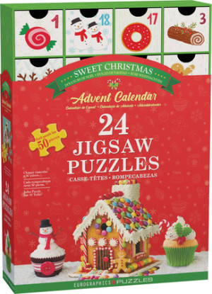 Süßes Weihnachtsfest - Puzzle-Weihnachtskalender