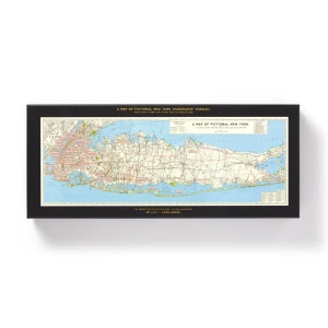 Brass Monkey-Puzzle 1000 Teile: Fiktionale Karte von New York City