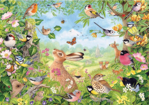 Otter House-Puzzle 1000 Teile: RSPB - Tiere unseres Waldes