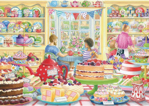 Otter House-Puzzle 1000 Teile: Nachmittags eine Tasse Tee