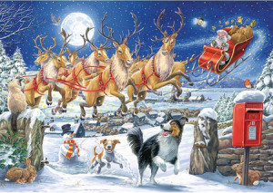 Der Weihnachtsmann wird erwartet