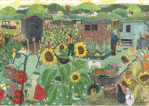 Otter House-Puzzle 1000 Teile: Erntezeit