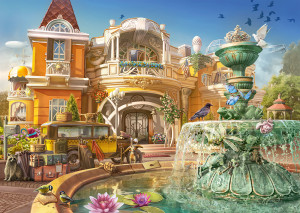 Schmidt-Spiele-Puzzle 1000 Teile: Secret Puzzle - Junes Reise - Orchideenanwesen