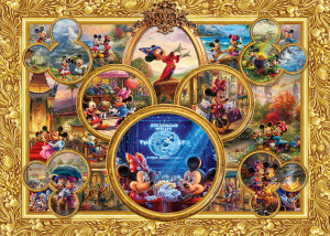 Schmidt-Spiele-Puzzle 2000 Teile: Disney|Micky Maus & Minnie - Verzauberter Bilderrahmen