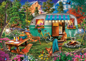 Schmidt-Spiele-Puzzle 500 Teile: Camper-Romantik