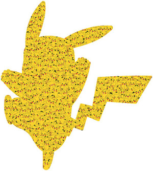 Ravensburger-Puzzle 727 Teile: Pokemon - Pikachu (Konturpuzzle)
