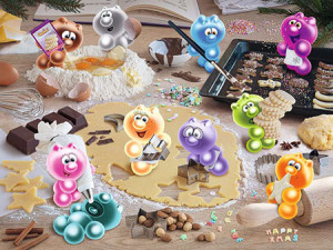 Ravensburger-Puzzle 1500 Teile: Gelinis Weihnachtsbäckerei