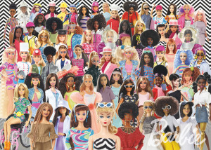 Ravensburger-Puzzle 1000 Teile: Challenge Barbie