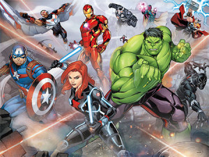 Prime 3D Puzzle-Puzzle 500 Teile: Marvel - Avengers Superhelden