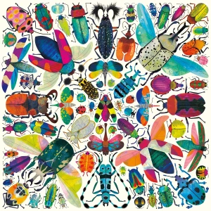 Galison/Mudpuppy-Puzzle 500 Teile: Käfer-Kaleidoskop