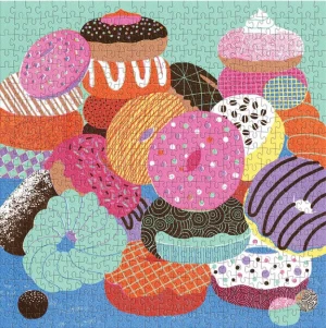 Galison/Mudpuppy-Puzzle 500 Teile: Donut Club