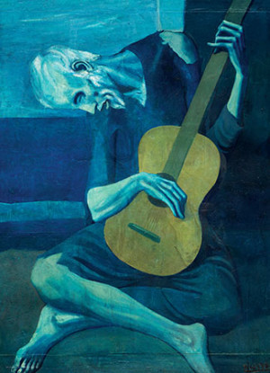 Eurographics-Puzzle 1000 Teile: Der alte Gitarrenspieler, Picasso
