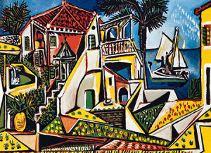 Eurographics-Puzzle 1000 Teile: Mediterrane Landschaft, Picasso