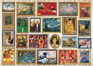 Eurographics-Puzzle 1000 Teile: Berühmte Meisterwerke