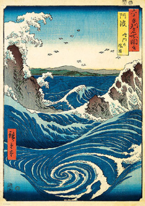 Der Naruto-Strudel, Hiroshige