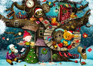 Enjoy Puzzle-Puzzle 1000 Teile: Märchenhaftes Weihnachten