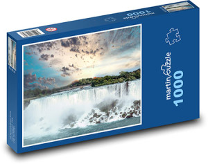 MC Print-Puzzle 1000 Teile: Majestätischer Wasserfall