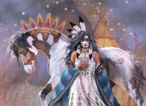 Perre-Puzzle 1000 Teile: Spirituelle Begegnung