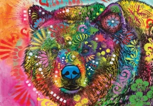 Regenbogenfarbener Grizzly