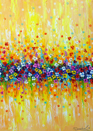 Enjoy Puzzle-Puzzle 1000 Teile: Zarte Abstraktion in Farben