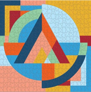 Galison/Mudpuppy-Puzzle 500 Teile: Organische Geometrie, Wright